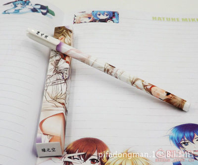 动漫周边新宠 缘之空穹妹主题中性笔引领文具收藏风潮